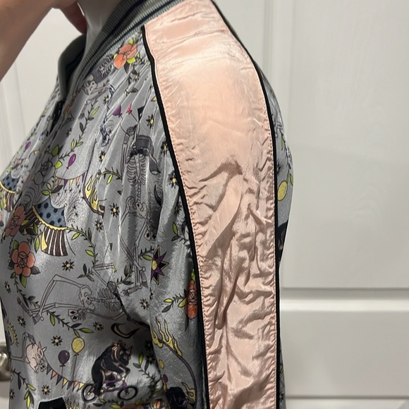 Zadig & Voltaire Billy circus reversible bomber jacket size XS - Picture 6 of 11
